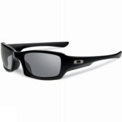 Oakley Fives Squared Sunglasses Polished Black/Grey